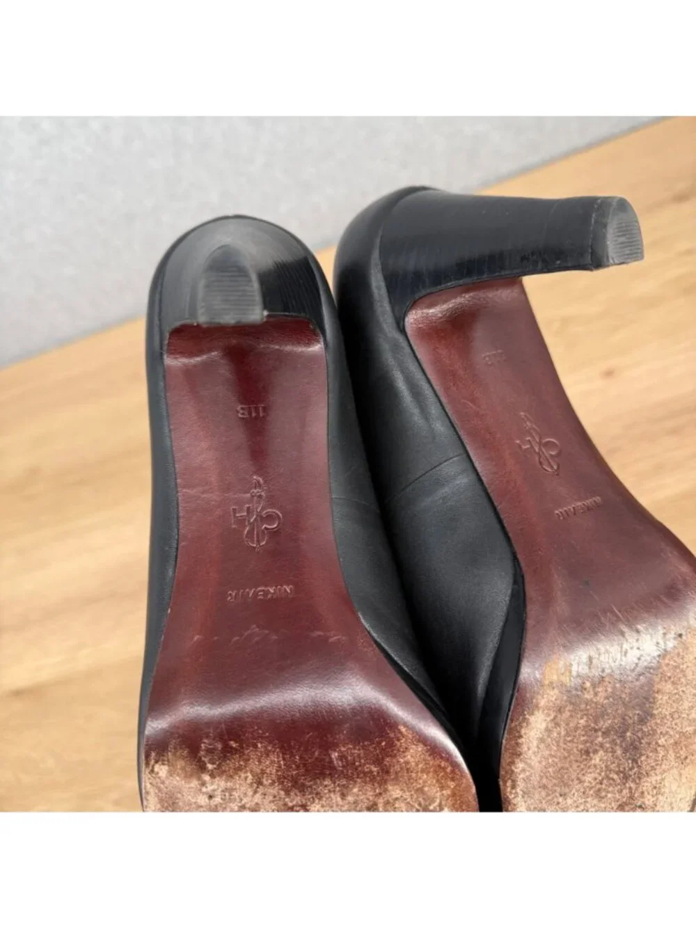 Cole Haan Womens Air Margot Dress Pump II Heels Size 11B Black Leather Classic